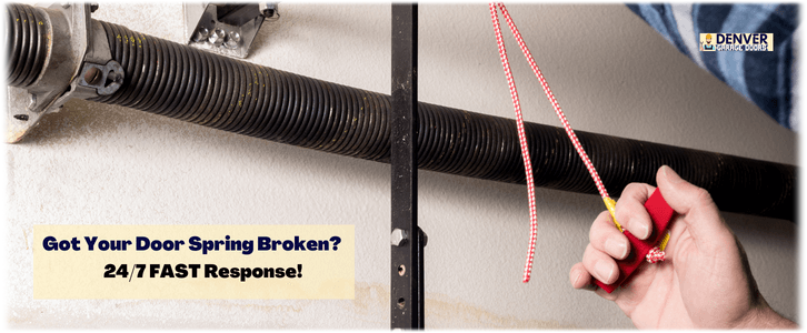 Broken Garage Door Spring Repair Denver CO